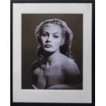 JACK CARDIFF OBE BSC (British 1914 - 2009) 'Anita Ekberg', photoprint on paper, signed,