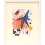 JOAN MIRO 'The star', lithograph in colours 1972, printed by Mourlot, Cramer 160/2, 35cm x 30cm,