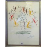 AFTER PICASSO 'Peace', lithograph in colours, 65cm x 48cm, framed.