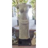 ASIAN NUDE FEMALE FIGURE, on a stand, 81cm H.