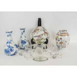 GROUP OF SWAROVSKI CRYSTAL AND DAUM ITEMS, Bernardaud limoges.