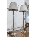 TABLE LAMPS, a pair, English country house style design, 65cm H.
