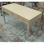 WRITING DESK/DRESSING TABLE, matt lacquer, 130cm x 60cm x 75cm H.