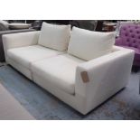 CAMERICH SOFA, in two sections, model 'Clouds', 220cm L x 114cm D.