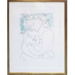 PABLO PICASSO 'Maternité', lithograph on Arches paper, signed and dated 29.4.