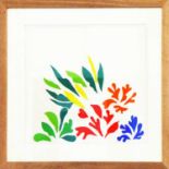 HENRI MATISSE 'Acanthes', original lithograph from the 1954 edition after Matisse's cut outs,