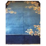 ANTIQUE ART DECO CHINESE CARPET, 400cm x 308cm,