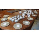 DINNER SERVICE, English fine bone china Royal Worcester Balmoral, twelve place,