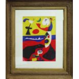 JOAN MIRO 'Summer', lithograph, 1938, signed in the plate, printed by Mourlot, 35cm x 26cm,