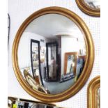 BUTLER'S MIRROR, Regency style, gilt frame, 110cm diam.