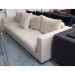 CAMERICH SOFA, ivory fabric finish, 300cm W.