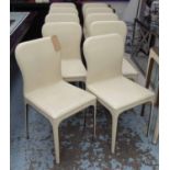 RUGIANO VIVANE DINING CHAIRS, a set of twelve, 90cm H.