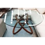 CATTELAN ITALIA CARIOCA DINING TABLE, retails in excess if £4000, 74cm H x 140cm diam.