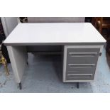 JYN DESK, industrial steel construction, 76cm H.