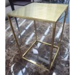 SIDE TABLE, contemporary Italian style gilt finish, 45cm H.