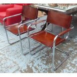 AFTER MART STAM S34 STYLE CHAIRS, a set of eight, 81cm H.