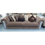 FENDI CASA MINOSSE SOFA, with scatter cushions, 260cm W.