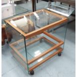 DAVID LANGE DRINKS TROLLEY, 50cm D x 83cm W x 73.5cm H.