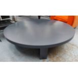 MAXALTO CENTRE TABLE, circular in a grey finish, 150cm diam x 41cm H.