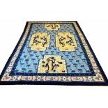 ART DECO PEKING CARPET, 310cm x 218cm, dragon design.