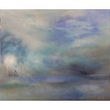 NIGEL KINGSTON 'Morning Mist', oil on canvas, signed, 100cm x 120cm.
