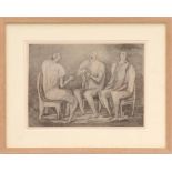 HENRY MOORE 'Figures', pair of collotypes, 22cm x 28cm, framed and glazed (2).