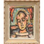 GEORGES ROUAULT 'Tete de Jeune Fille', original lithograph signed in the plate, 1939,