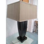 FINE ART LAMPS TABLE LAMPS, a pair, with shades, 85cm H.