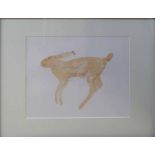 DAME ELISABETH FRINK 'Hare', print from Wild animals series, signed in the plate, 60cm x 45cm,