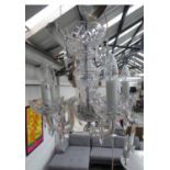 WATERFORD CRYSTAL CHANDELIER, a pair, 76cm drop.