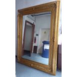 MIRROR, continental style gilt, 233cm x 174cm.