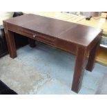 ANDREW MARTIN DESK, leather finish, 150cm x 65cm x 76cm.