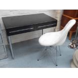 MARCEL BREUR INSPIRED DESK AND DSR INSPIRED CHAIR AFTER CHARLES AND RAY EAMES,