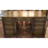 PEDESTAL DESK,