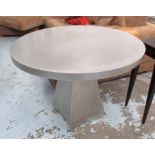 BREAKFAST TABLE, contemporary Continental style design, 78cm x 107cm Diam.