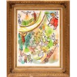 MARC CHAGALL 'The Ceiling of the Paris Opera House', original lithograph in colours, 1965,