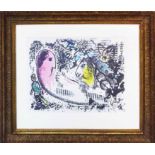 MARC CHAGALL 'Reverie', lithograph, printed by Mourlot, ref.