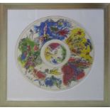 MARC CHAGALL 'Paris Opera Ceiling', signed in the plate, 49cm x 49cm, framed and glazed.