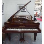 BECHSTEIN GRAND PIANO, iron framed overstrung in a polished rosewood case supplied by A&N CSL,