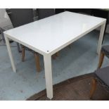 WRITING DESK, contemporary Italian style, with tempered glass top, 150cm x 90cm x 74cm.