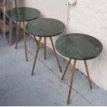 SWOON PEARL SIDE TABLES, a set of three, 50cm x 35cm diam.