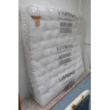 VI-SPRING ELITE MATTRESS, as new, medium tension, 180cm x 200cm.