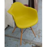 AFTER CHARLES & RAY EAMES DAW STYLE CHAIR, 80cm H.