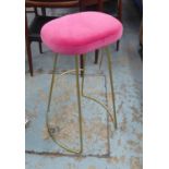 BAR STOOL, 1950's Italian style, 75cm H.