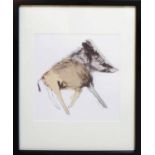 DAME ELISABETH FRINK 'Wild Boar', print, from Images 67 series, 80cm x 60cm, framed and glazed.