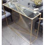 CONSOLE TABLE, 1960's Italian style, 82cm H x 107cm W x 30.5cm D.