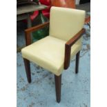 DESK CHAIR, French Art Deco inspired design, 87cm H.