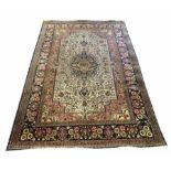 FINE TEHRAN DESIGN RUG, 220cm x 142cm,