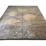 CONTEMPORARY CARPET, 310cm x 254cm, hand knotted Nepalese wool.