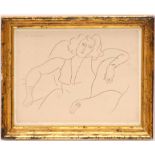 HENRI MATISSE 'B4', 1943, very rare collotype on velin d'arches edition 30,